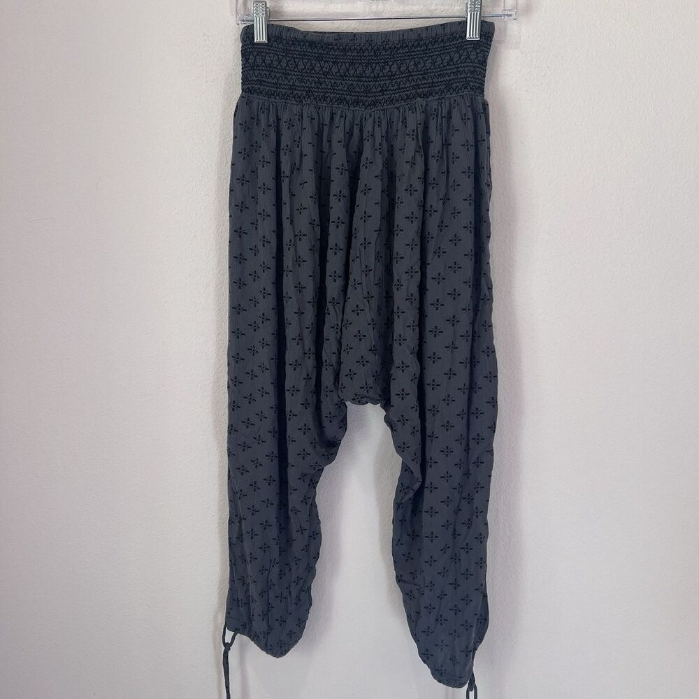 Anthropologie Hei Hei Harem Pants XS Womens Oversized Boho Balloon Drop Crotch - Picture 4 of 9